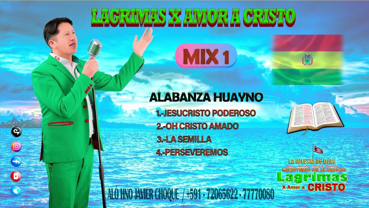 MIX ( 1 ) LAGRIMAS X AMOR A CRSITO // (En Vivo)