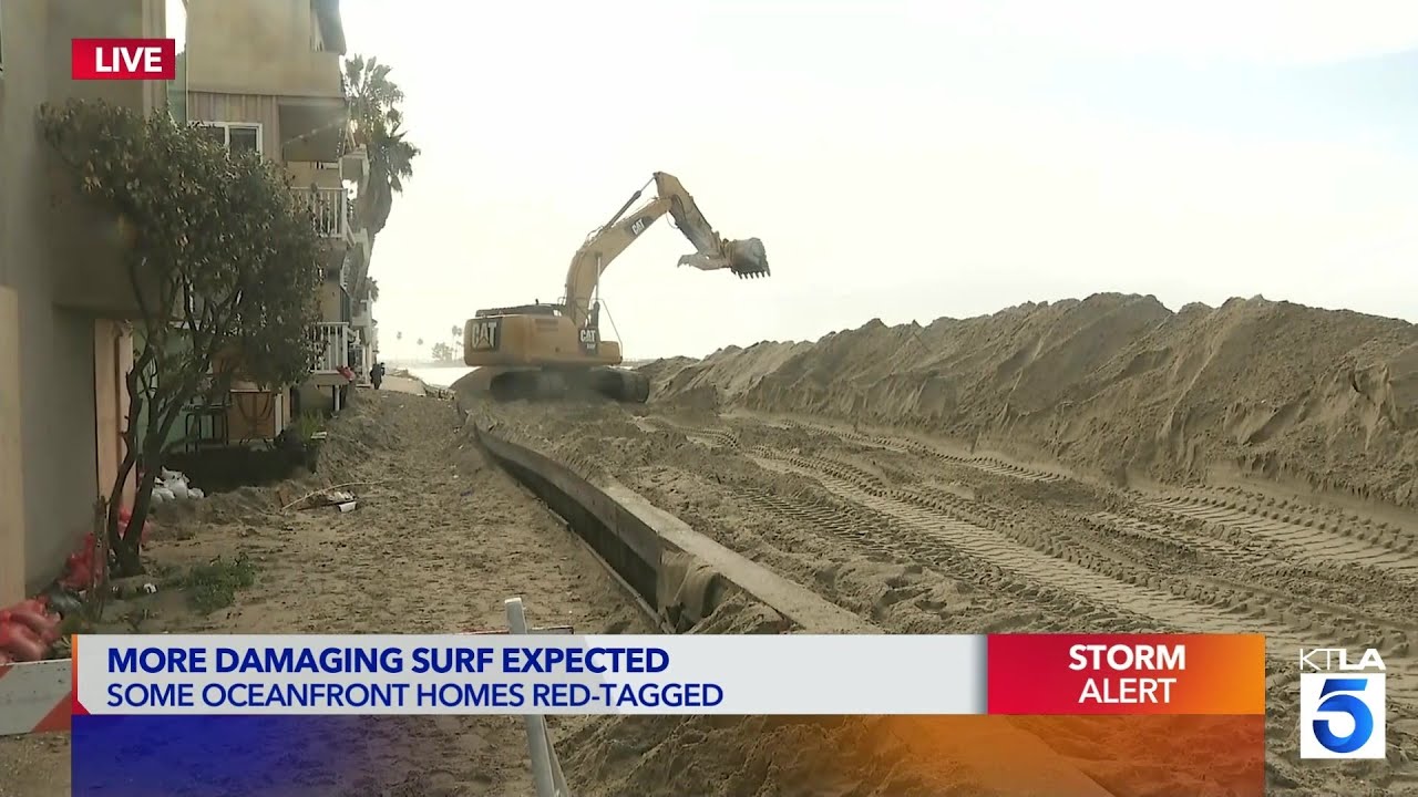 More damage expected in Long Beach after powerful surf from Tropical Storm Rachel hammers coast