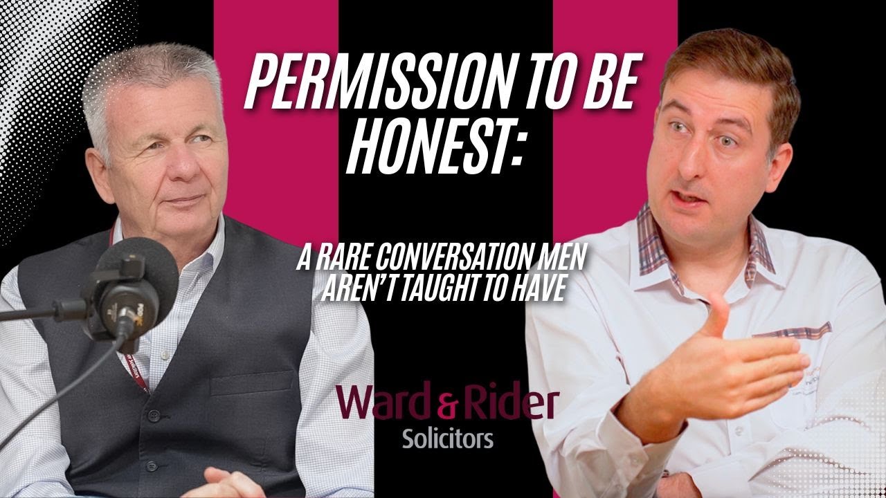 Permission to Be Honest: A rare conversation men aren't taught to have