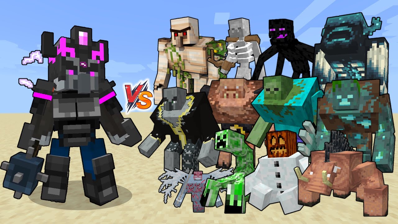 Giant Royal Guard vs Mutant Creatures - Giant Royal Guard vs Mutant mobs