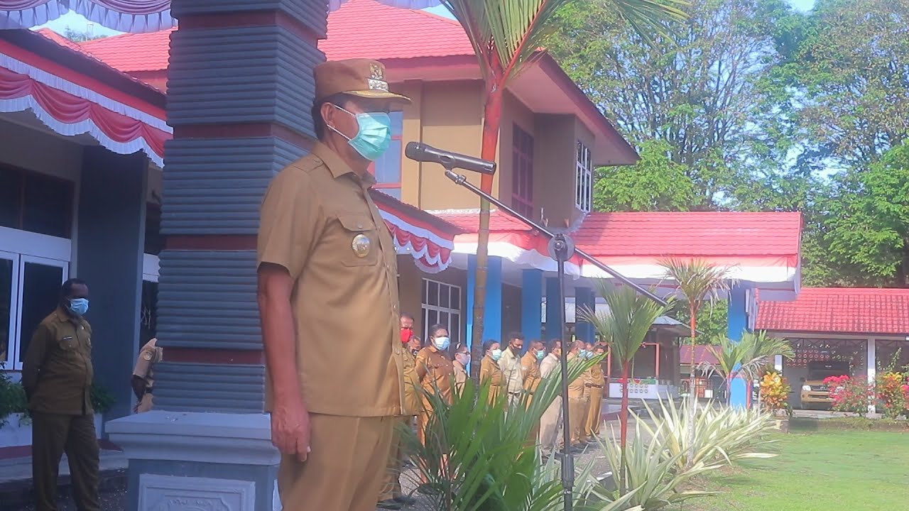 Bupati Tonny Tesar, masih banyak masyarakat yang beranggapan Virus coivd-19 adalah Hoax