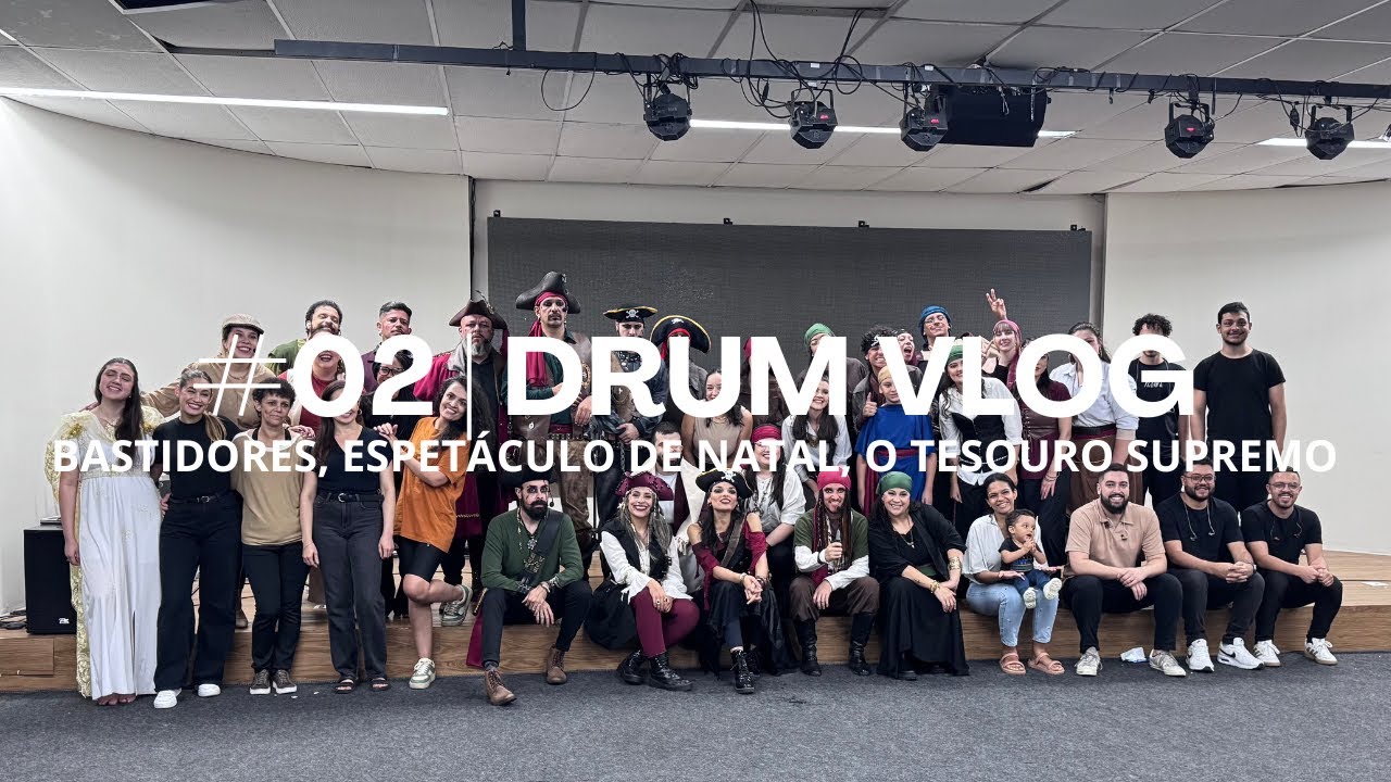 DRUM VLOG | #02 - BASTIDORES DO ESPETÁCULO DE NATAL 