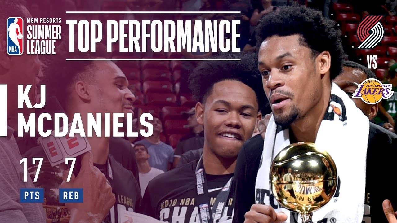 KJ McDaniels Is The 2018 MGM Resorts Summer League Finals MVP