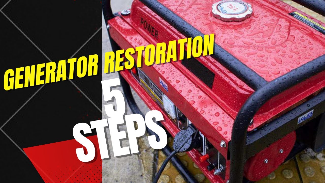 Restoration of old and rusty generator | Restore and repair old gasoline engine