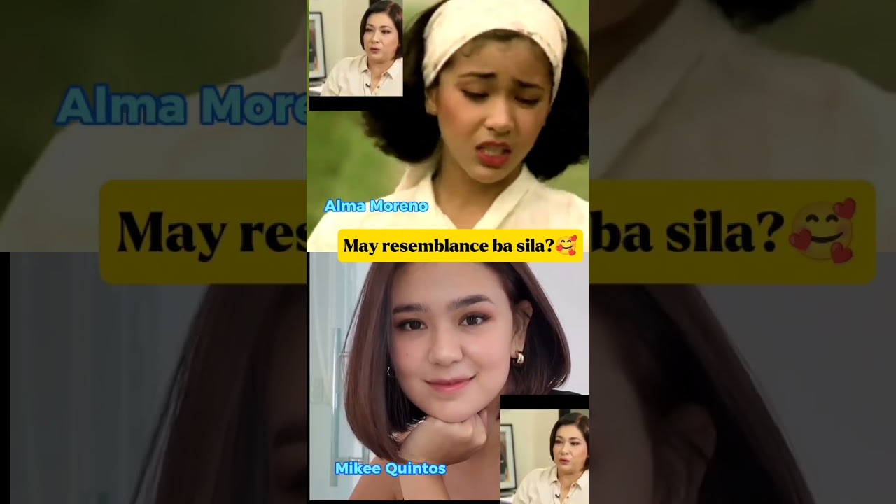 LOOK: ALMA MORENO AND MIKEE QUINTOS, MAY RESEMBLANCE!🥰😁 #trendingshorts #viral #foryou