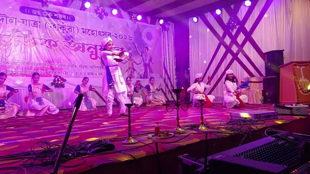 ফাকুৱা মহোৎসৱ ২০২৬// সত্ৰীয়া নৃত্যৰ // ( বৰদোৱা শাখা) Full video to 04/03/2026