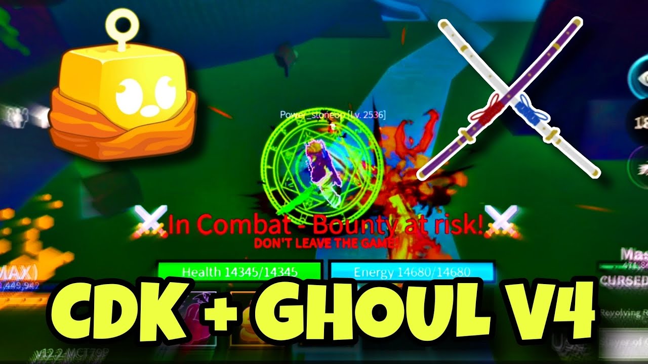 Buddha + Cdk + Ghoul V4 Spam Bounty Hunting | Blox Fruits Roblox