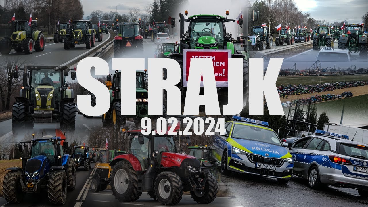 STRAJK ROLNIKÓW 9.02.2024 | Pawłowice, Oświęcim, Zator I Walczymy o lepsze jutro! | TheKacper582