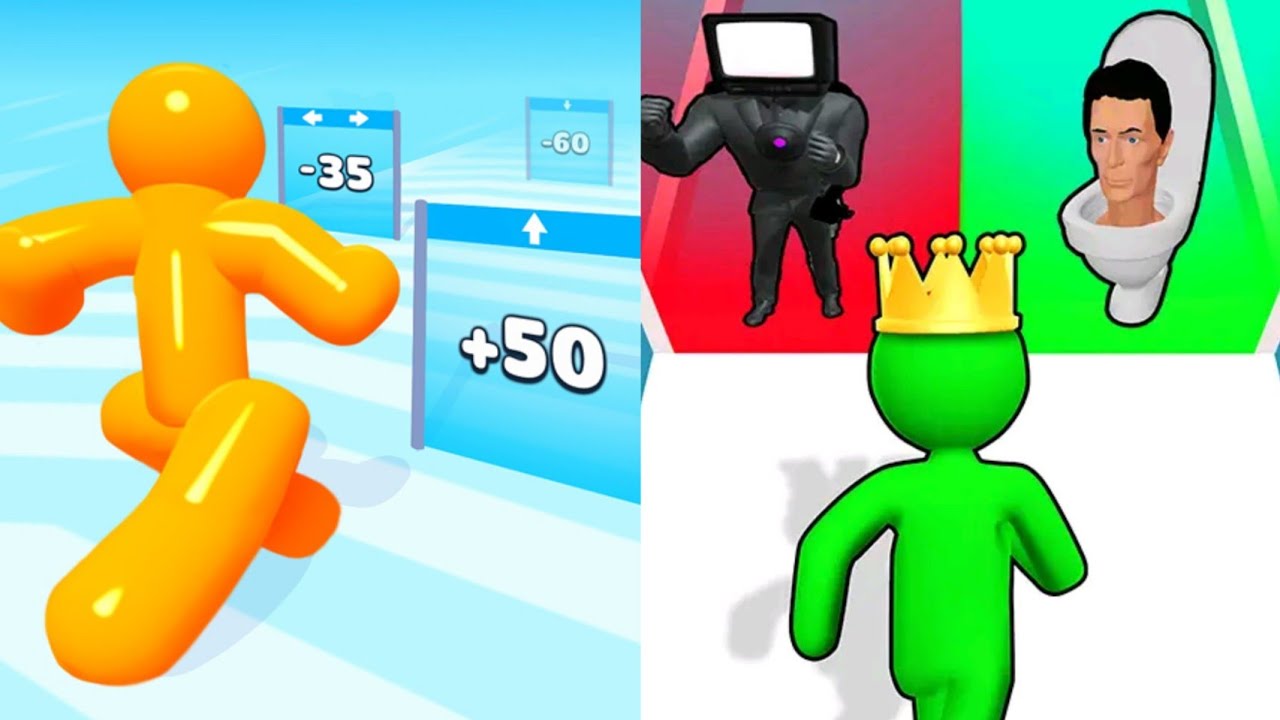 Tall Man Run VS Giant Rush Max All Levels Gameplay Android,iOS NEW UPDATE
