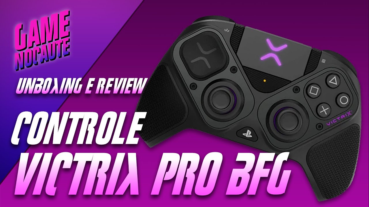 Controle Victrix Pro BFG -  Unboxing e Review em Português (pt-br)