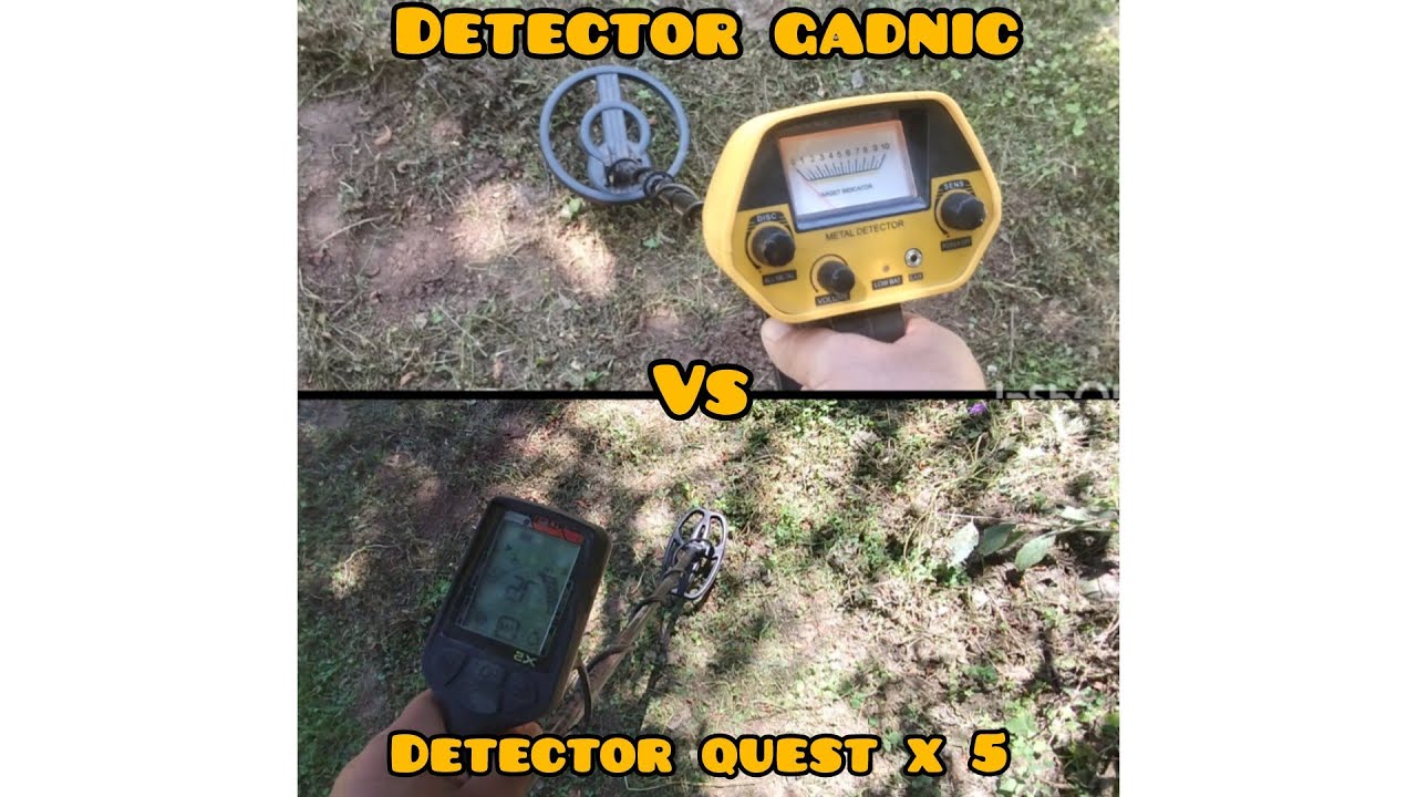 DETECTOR GADNIC VS DETECTOR QUEST X 5