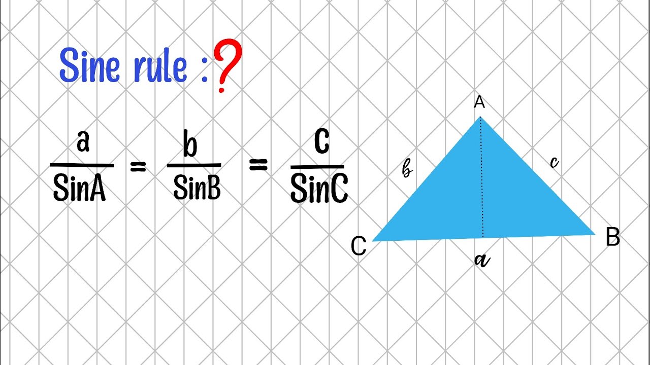 Sine rule : triangles?