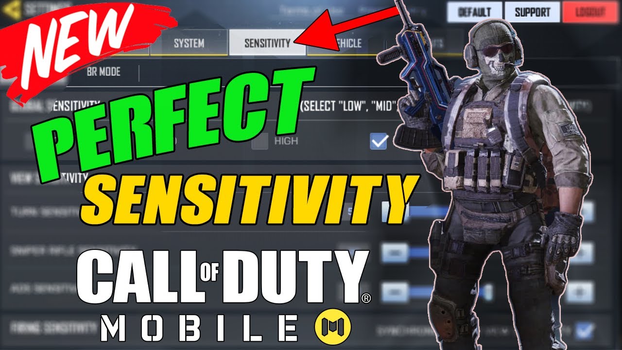 CALL OF DUTY: MOBILE | PERFECT SETTINGS & SENSITIVITY