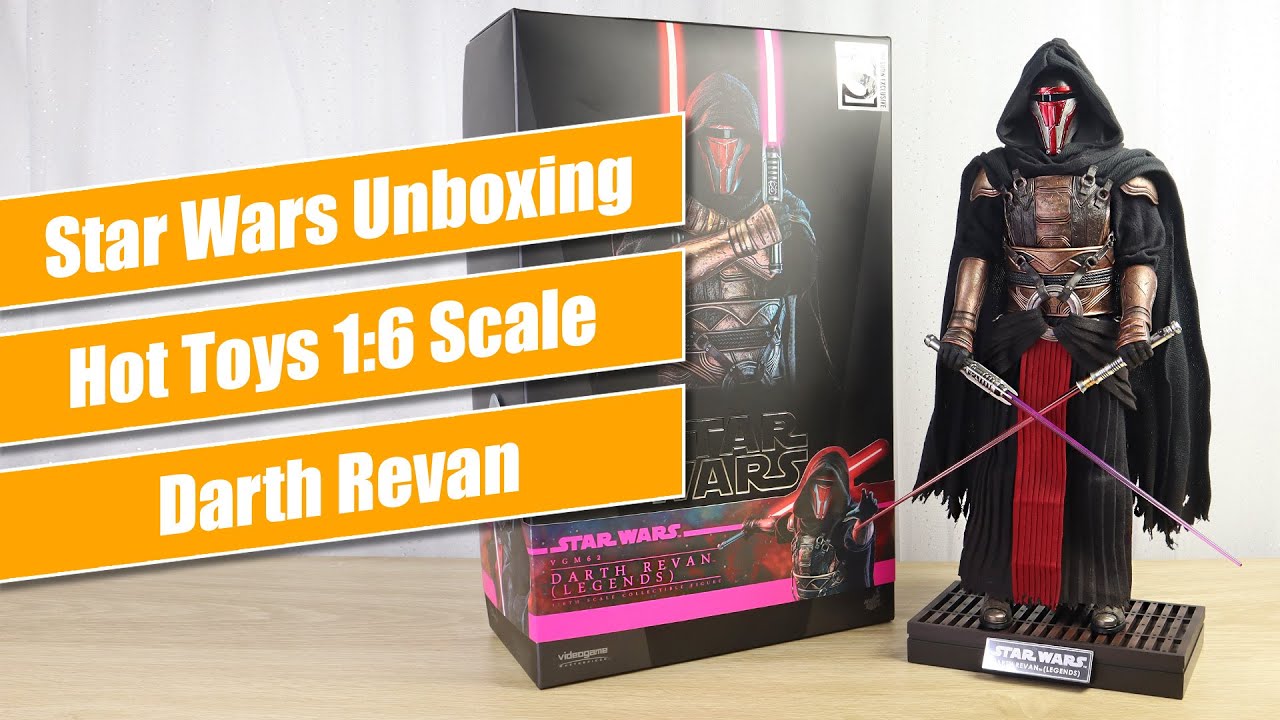 Darth Revan Hot Toys Sideshow Exclusive 1:6 Figure - Star Wars Unboxing
