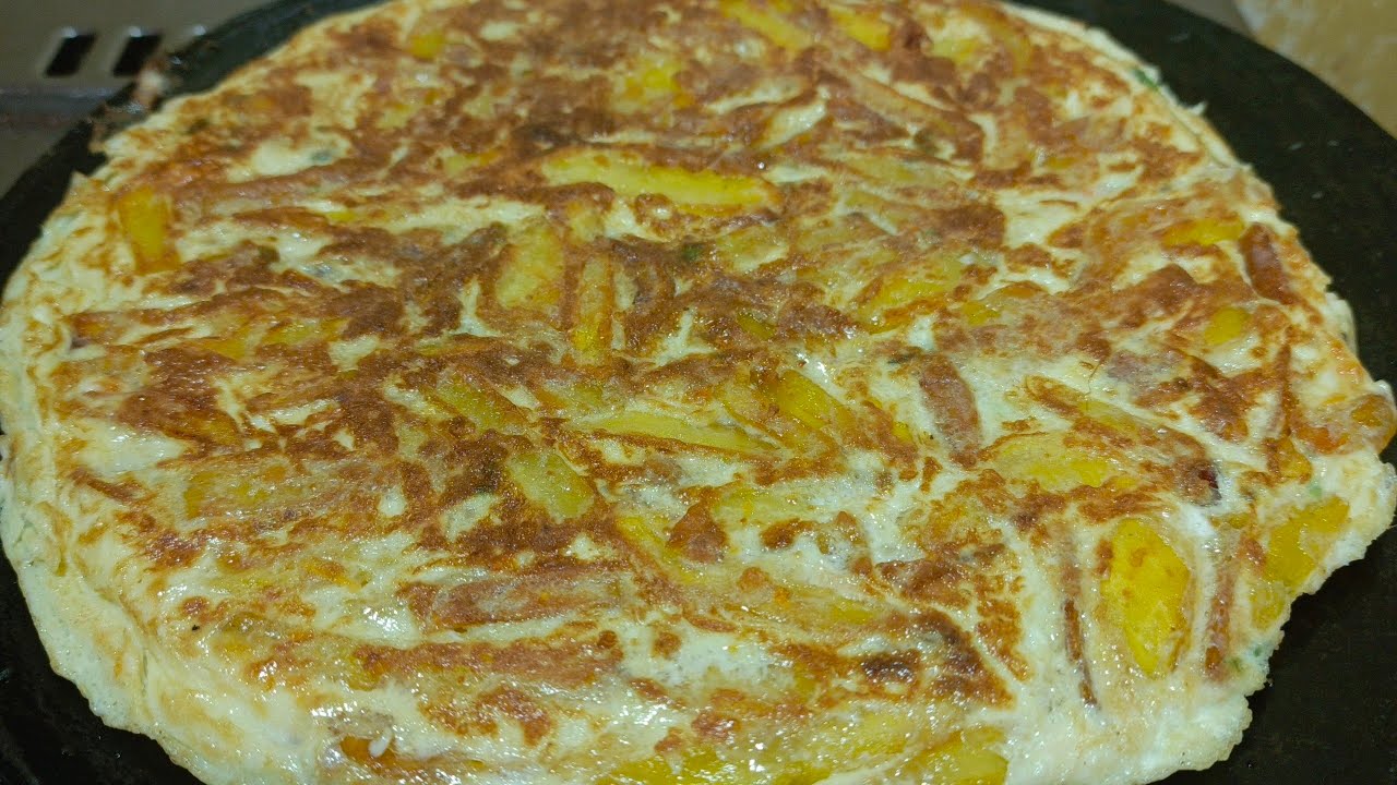 Yiga Okufumba Chips Na Maggi (Frytki Mayai) | Mączka ziemniaczana z jajkiem - chrupiące chipsy Pr...