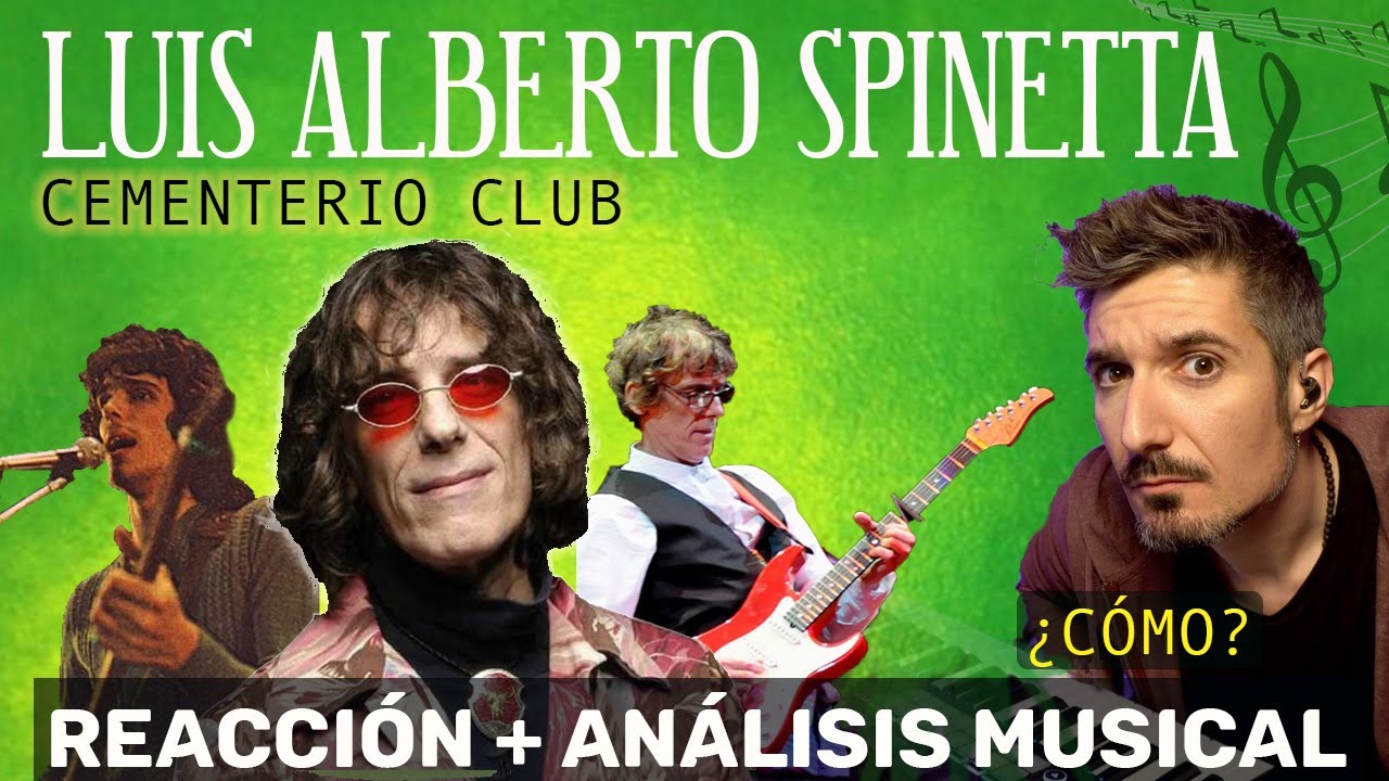 LUIS ALBERTO SPINETTA 🇦🇷 | Productor musical 🎧 reacciona y analiza (Cementerio Club)