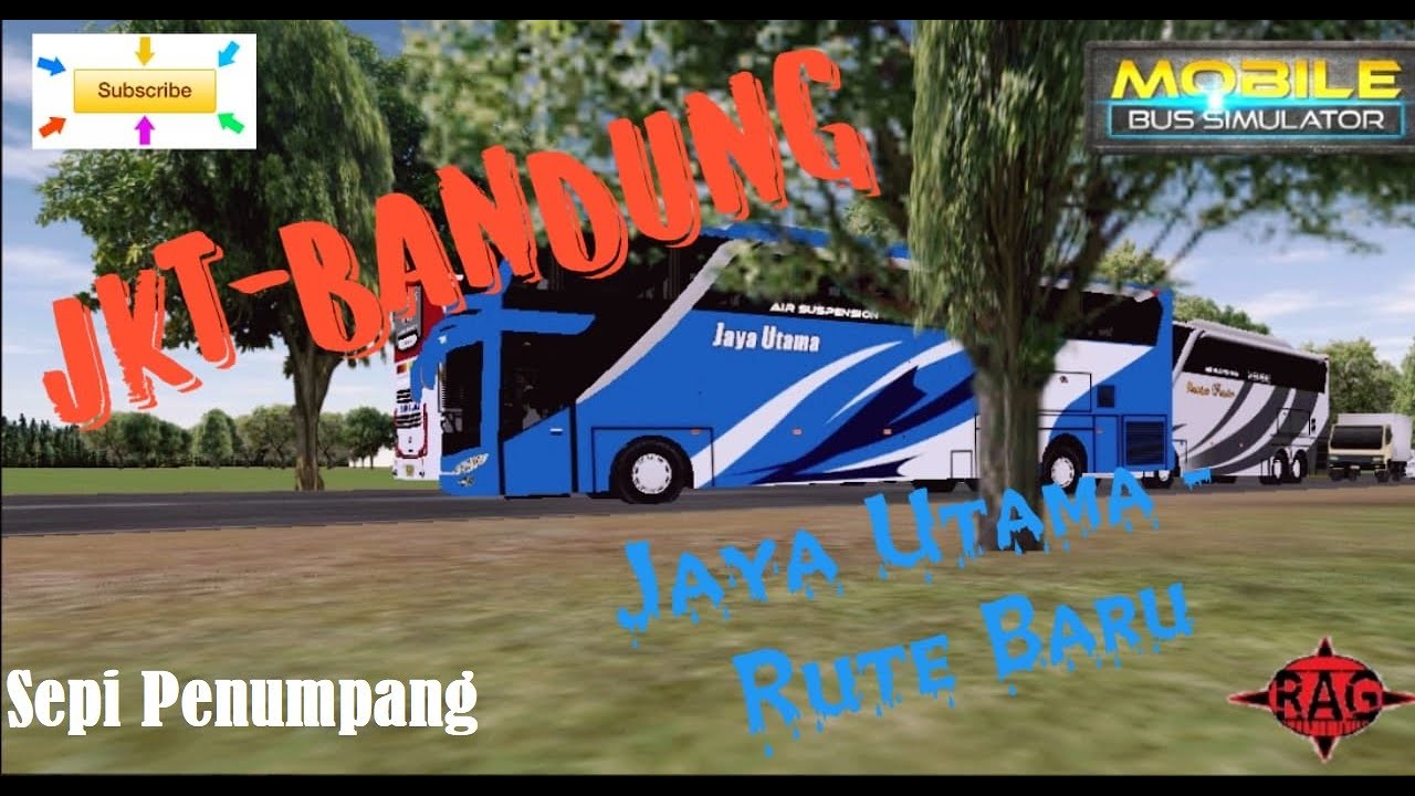 bus simulator indonesia || New Bus - Jaya Utama #Jakarta