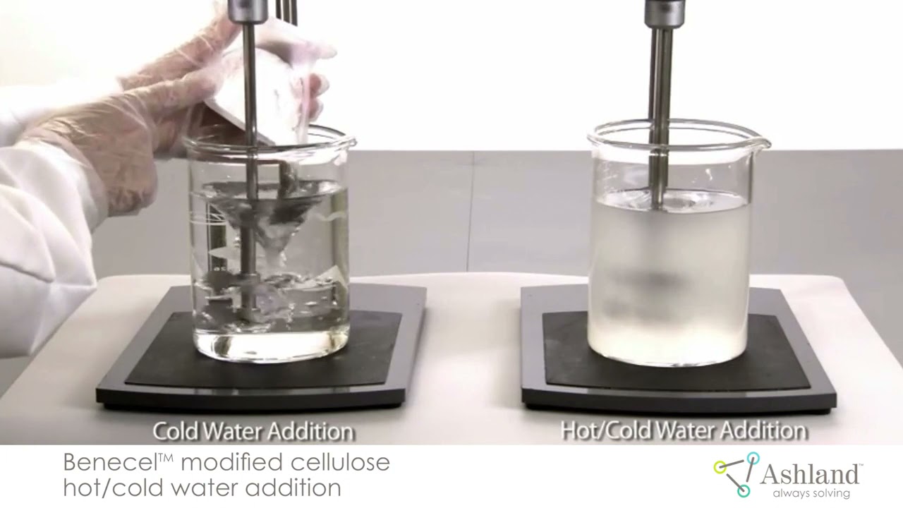 Benecel™ Modified Cellulose Hot/Cold Water Addition