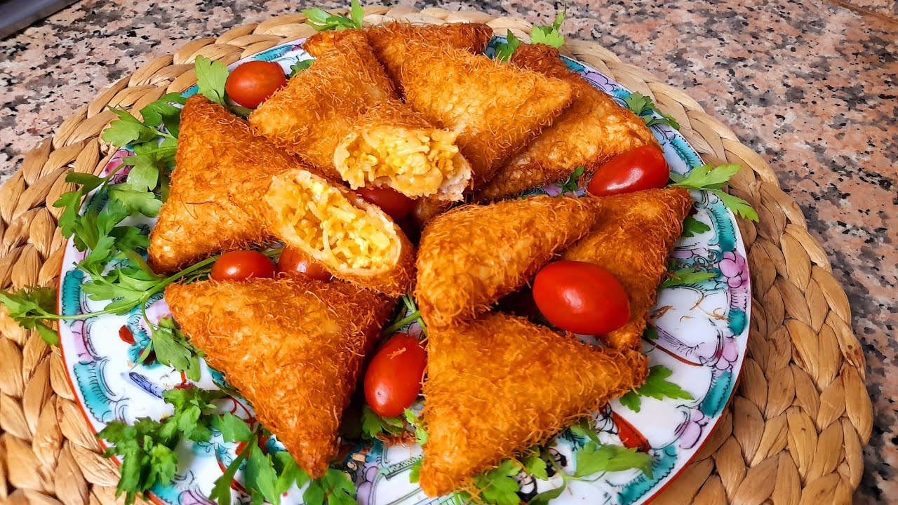 بريوات الدجاج بنكهة الشاورما شكل جديد و مذاق يا سلام يستحق التجربة(شهيوات رمضان🌙)