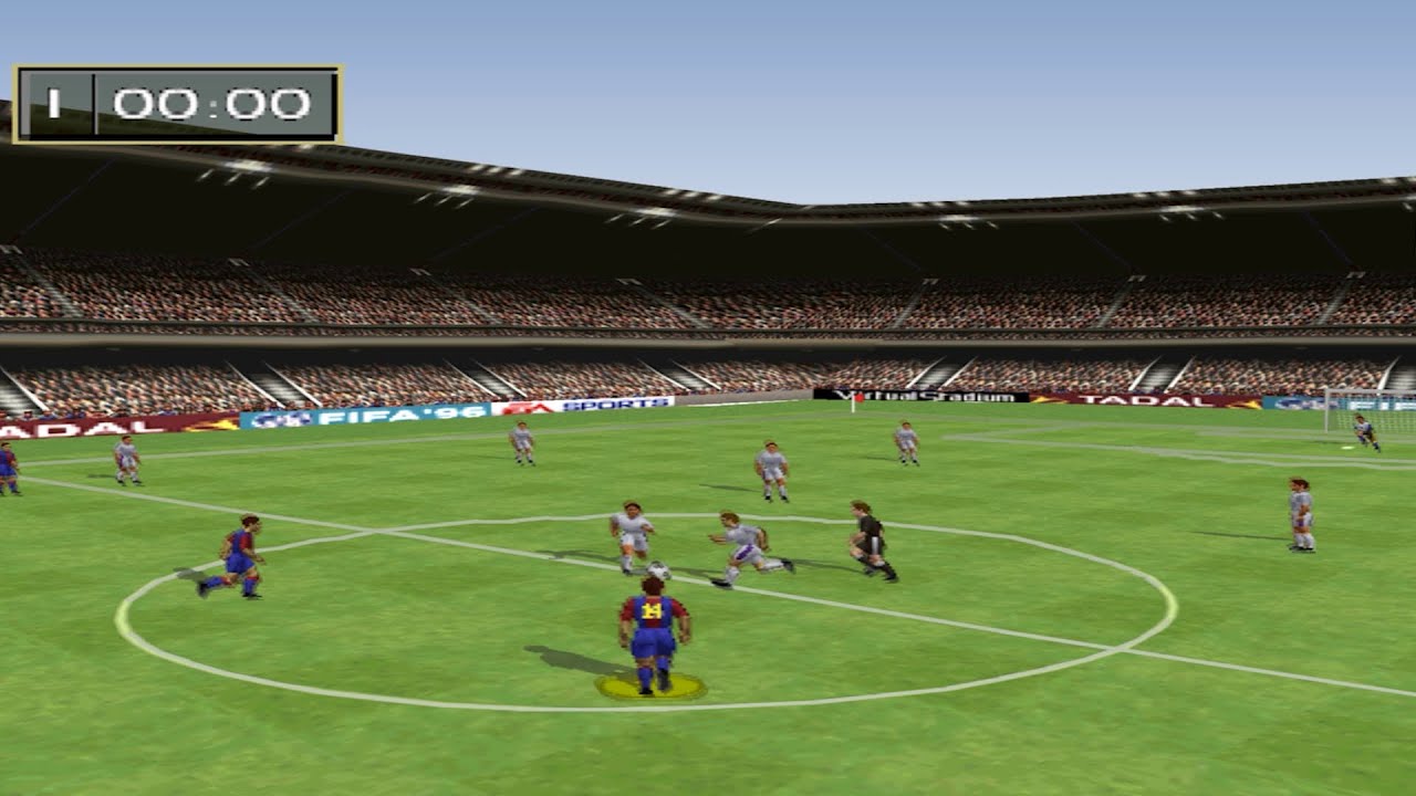FIFA 96 - FC Barcelona vs Real Madrid (4K60fps)