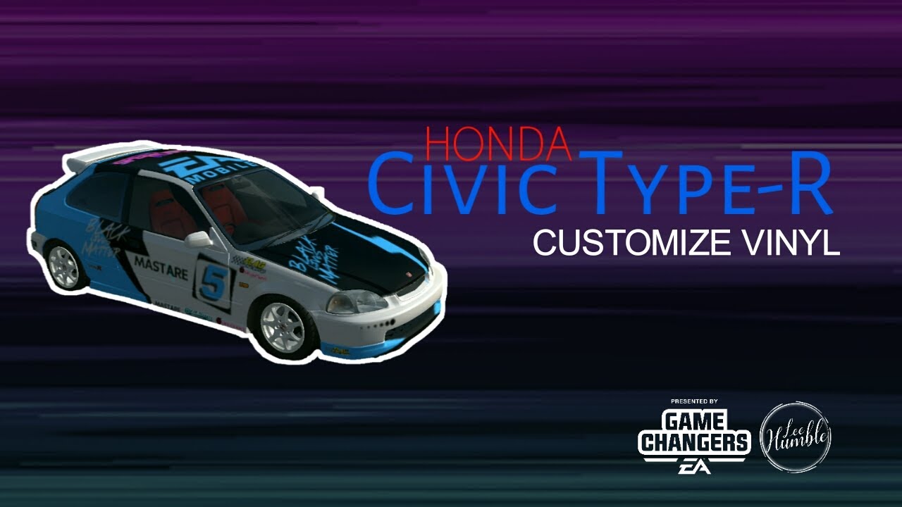 Real Racing 3 Customize Vinyl | HONDA Civic Type-R | EA Creator Network | Lee Humble