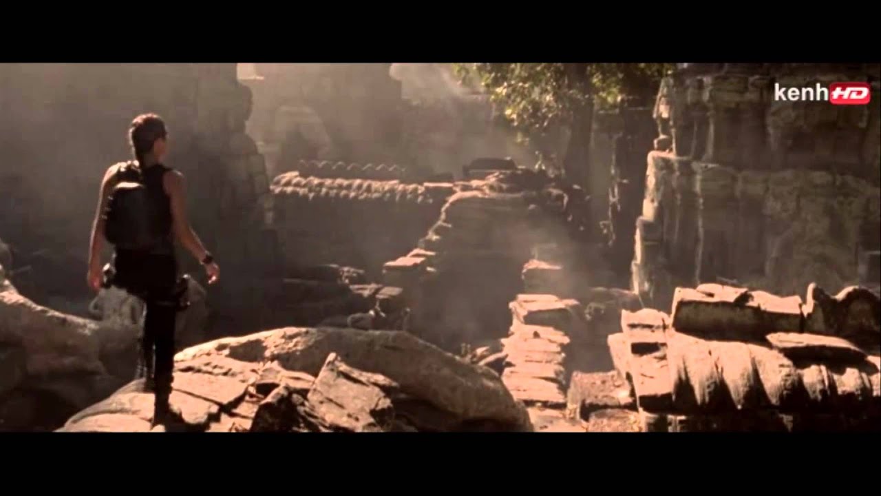 Lara Croft: the Tomb Raider in Cambodia