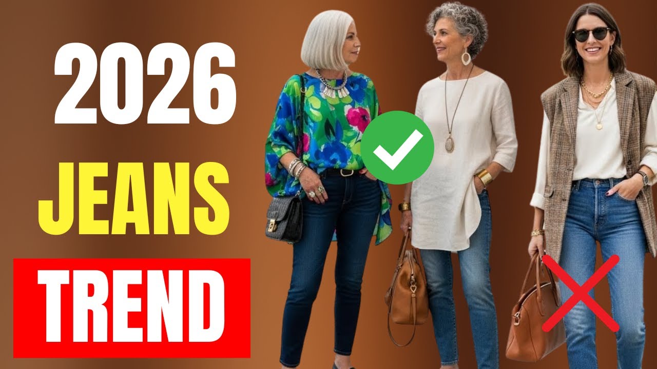 2026 Jeans Trends and styles -  perfect for women over 50