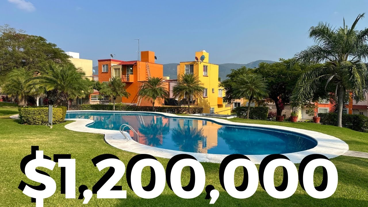 ‼️ Venta de casa económica a 20 minutos de Cuernavaca con alberca en condominio Emiliano Zapata 