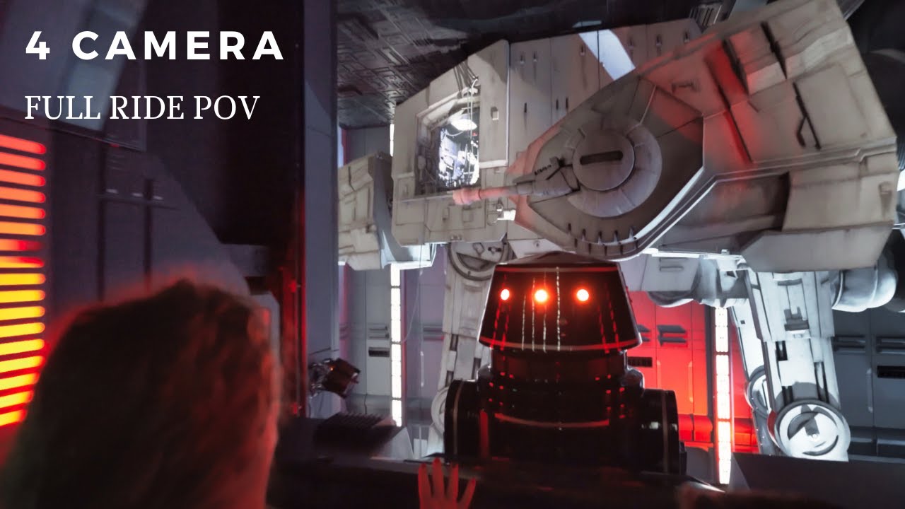 Star Wars: Rise of the Resistance Ride - Multicam FULL POV