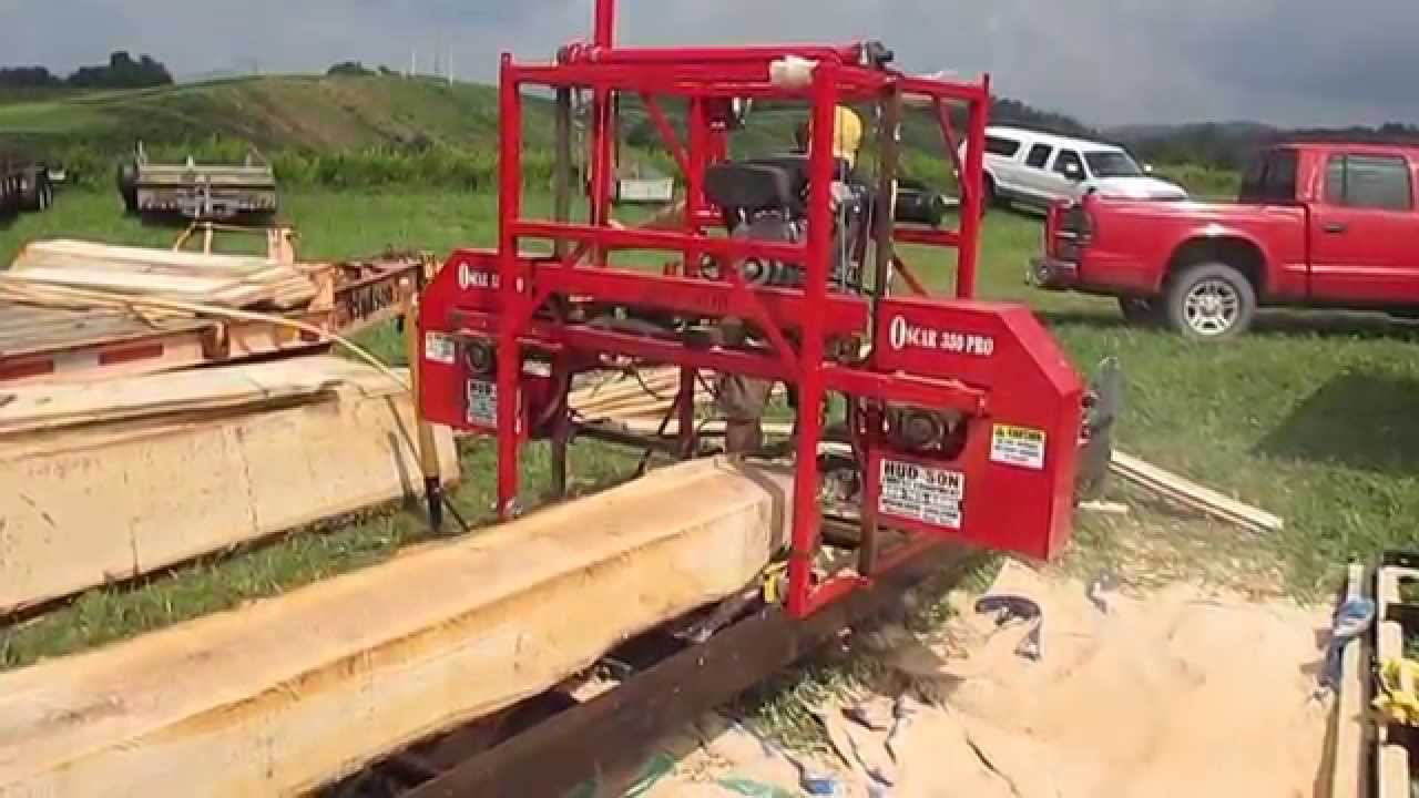 Oscar 330 PRO Portable Bandsaw Mill at the Carolina Flywheelers High Country Crank-Up