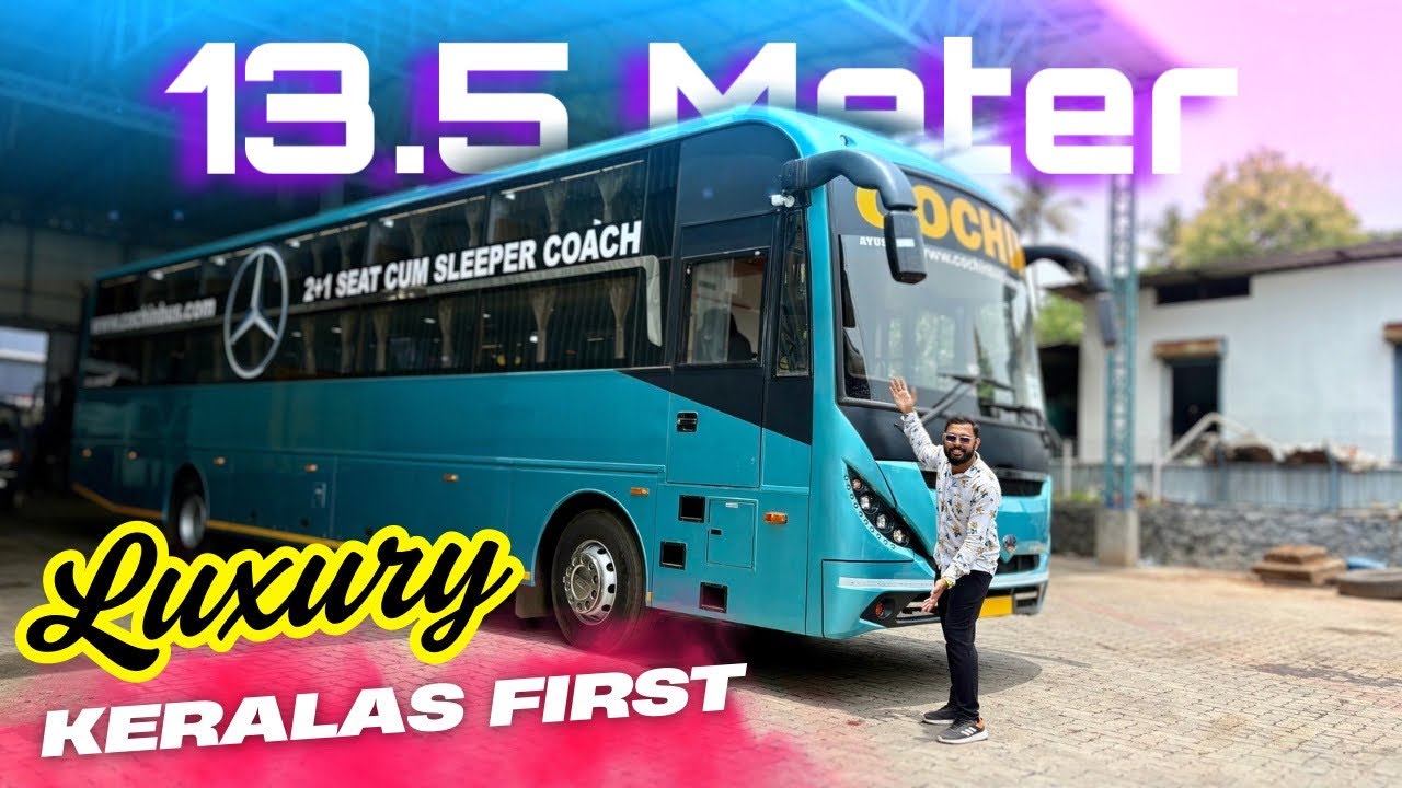 Keralas First TATA MG Body 13.5 Meter Luxury Bus🔥| Tata LPO 1822 CHASSIS | sleeper + sester