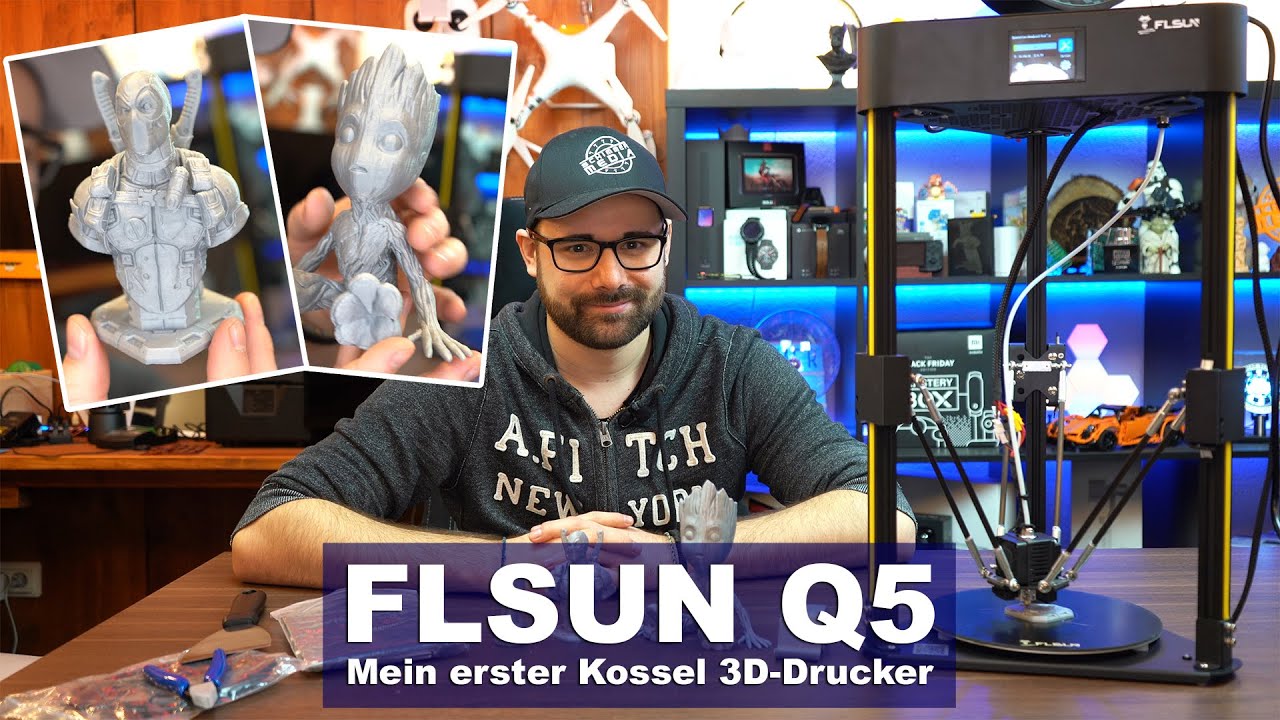 [FLSUN Q5] Mein erster Kossel - Delta 3D-Drucker [Review][4K]