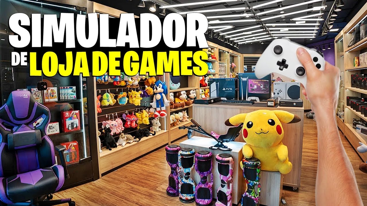 NOVO SIMULADOR de LOJINHA GAMER & STREAMER AMADOR! | LIBERANDO NOVOS PRODUTOS NA LOJA!