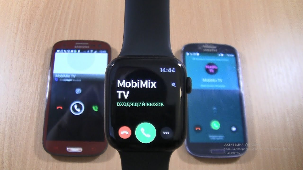WhatsApp\Viber Incoming Call:Apple Watch SE &2 Samsung Galaxy S3