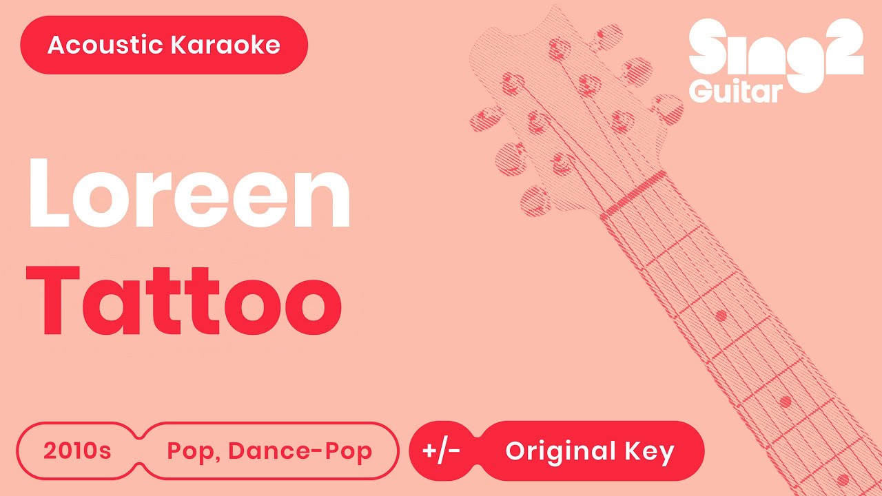 Loreen - Tattoo (Acoustic Karaoke)