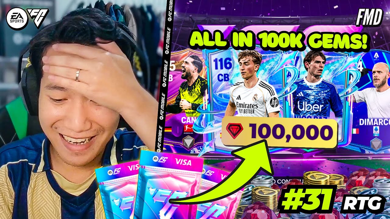 Saya HABISIN 100K Gems Untuk Upgrade Akun RTG! New Objectives Unlocked?! | FC Mobile Indonesia