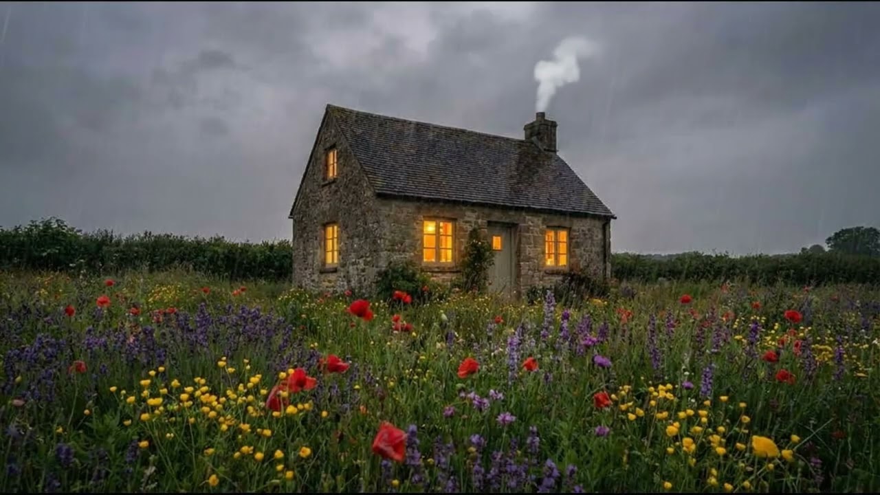 Cozy Cottage and a Soothing Rainstorm