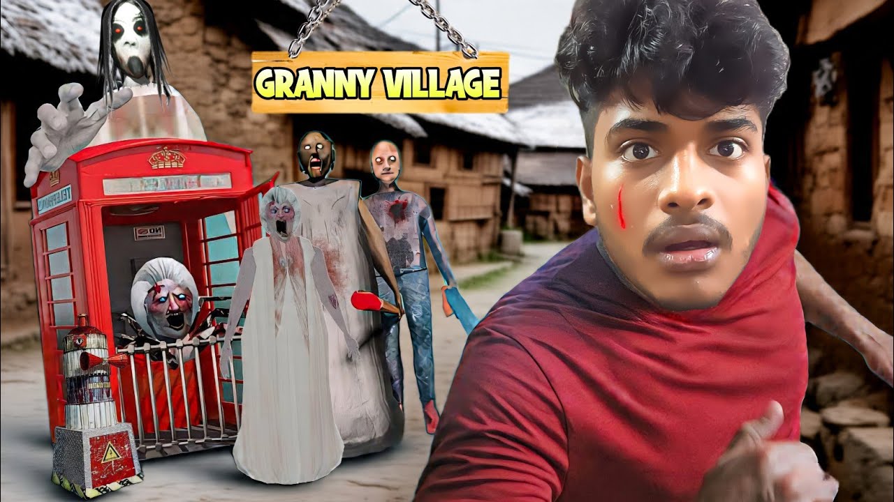 Granny Family Village 😂|New Horror Game|On Vtg!