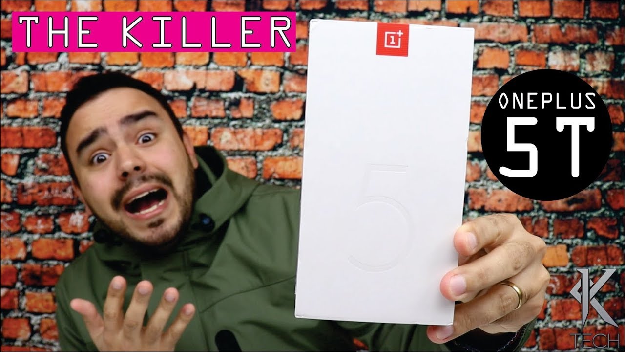 O MATADOR DE TOPS CHEGOU! - UNBOXING ONEPLUS 5T 8GB VERMELHO