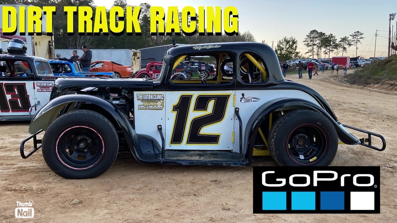 Legend Car Roof Cam at Hattiesburg Speedway / #12 Legend Car (Wyatt Bicker) Go Pro