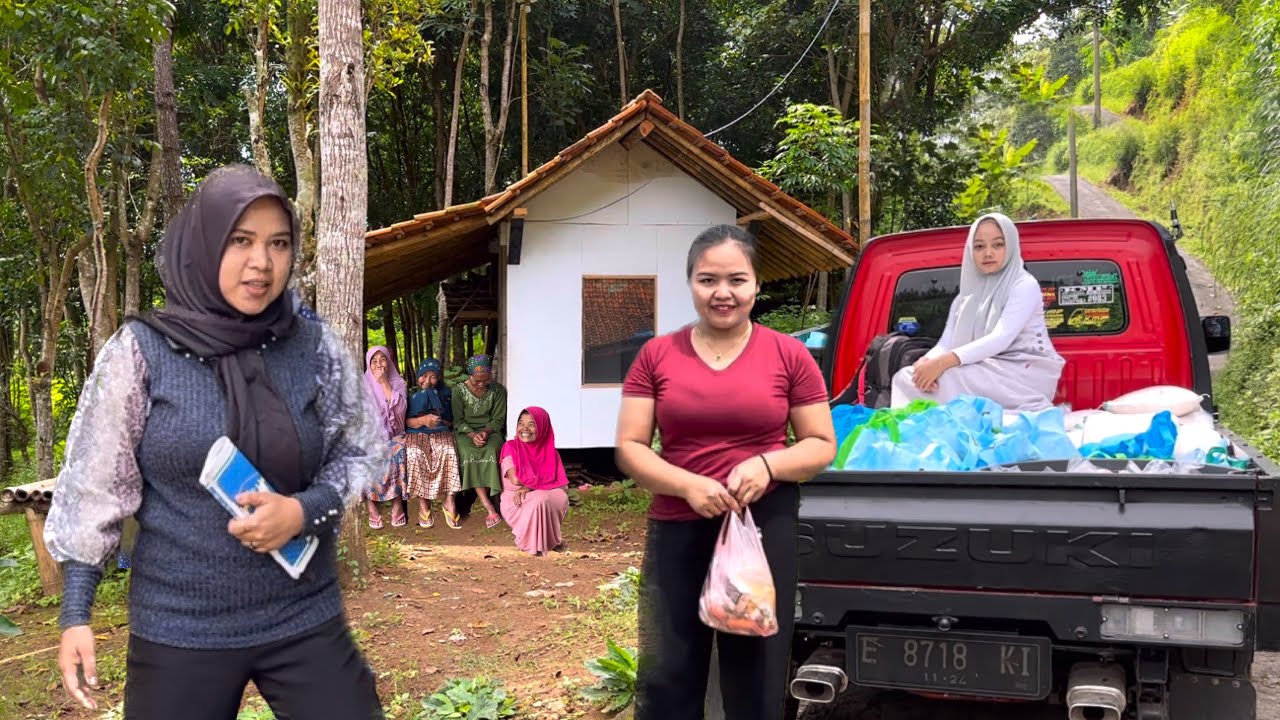 HARGA BERAS MEROKET - DUDA JANDA BAHAGIA SAAT DAPAT BANTUAN PAKET SEMBAKO BERAS DAN TELUR