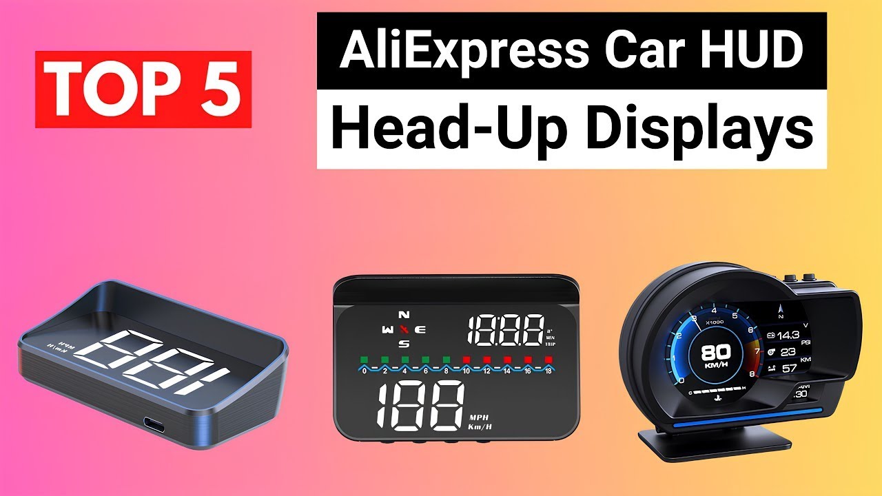 Top 5 Best Car HUD Head-Up Displays on | Smart Driving Upgrade! On Aliexpress