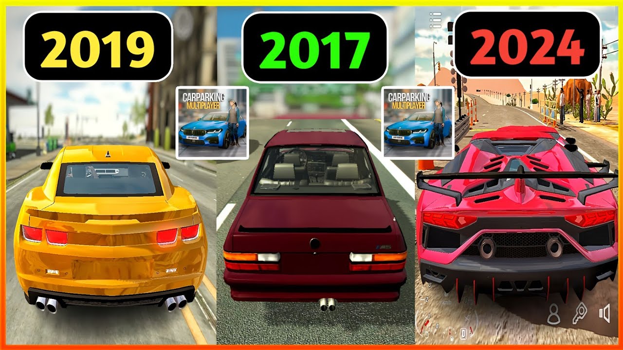 Evolution Of Car Parking Multiplayer | 2017 - 2024 (Olzhass After 7 years) Driving Simulator Game
