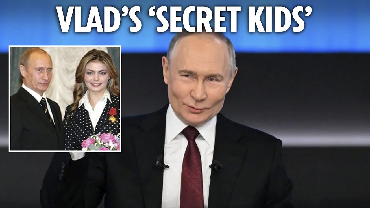 Watch moment Putin appears to confirm his secret CHILDREN as he makes bombshell slip