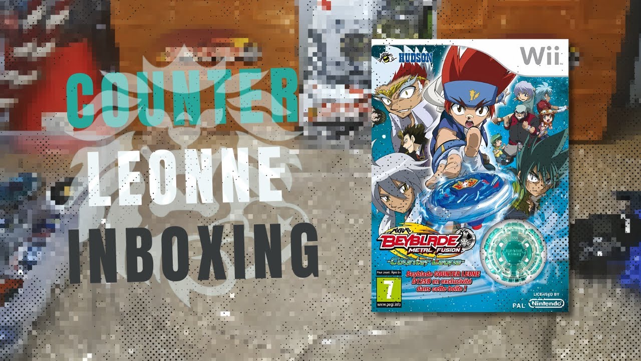 Unboxing! Counter Leone D125B  - Beyblade Metal Fusion Wii Limited Edition