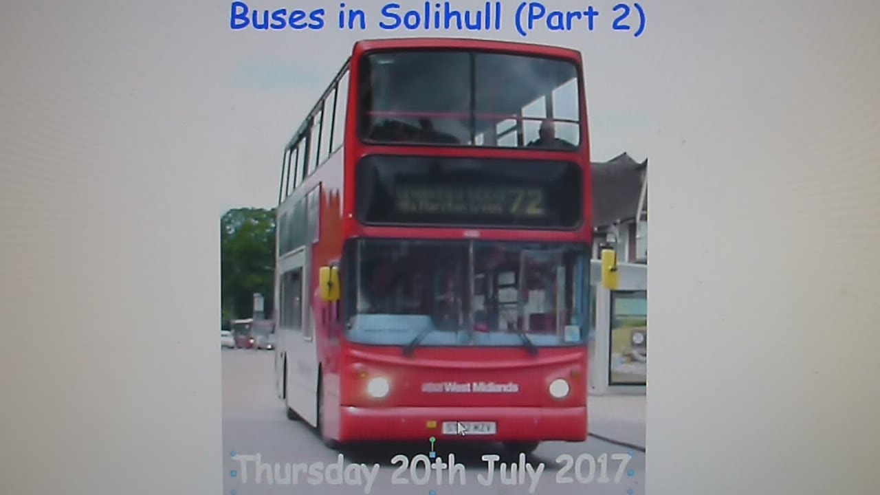Buses in Solihull (1,000 Subscribers Special; Part 5) | Thursday 20th July 2017