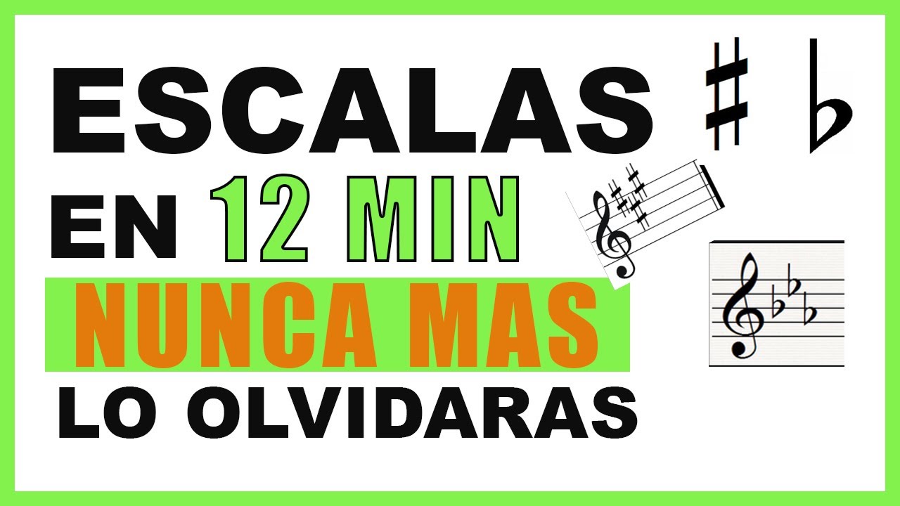como hacer ESCALAS BEMOLES Y SOSTENIDAS  ✅🛑🎼