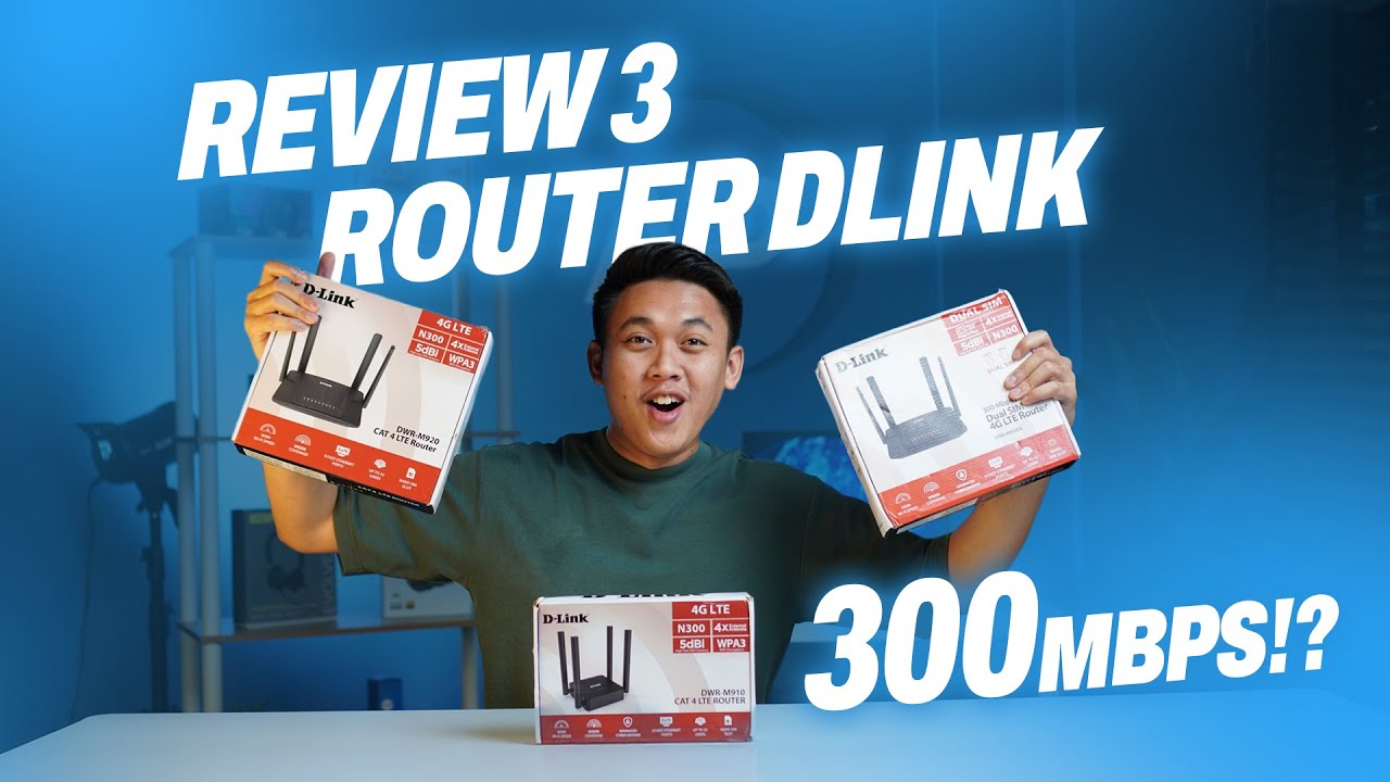 BISA ALL OPERATOR Router D-Link 4G LTE Terbaik 2025 | DWR-M910, M920, M930DS Dual SIM