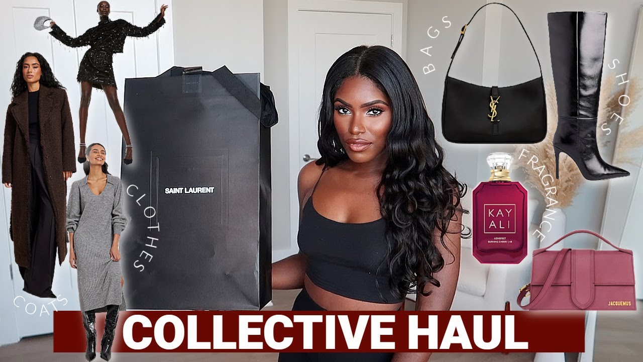 *HUGE* COLLECTIVE HAUL: YSL, JACQUEMES, NA-KD, TARGET, H&M, & MORE | DESIGNMAS DAY 2 | iDESIGN8