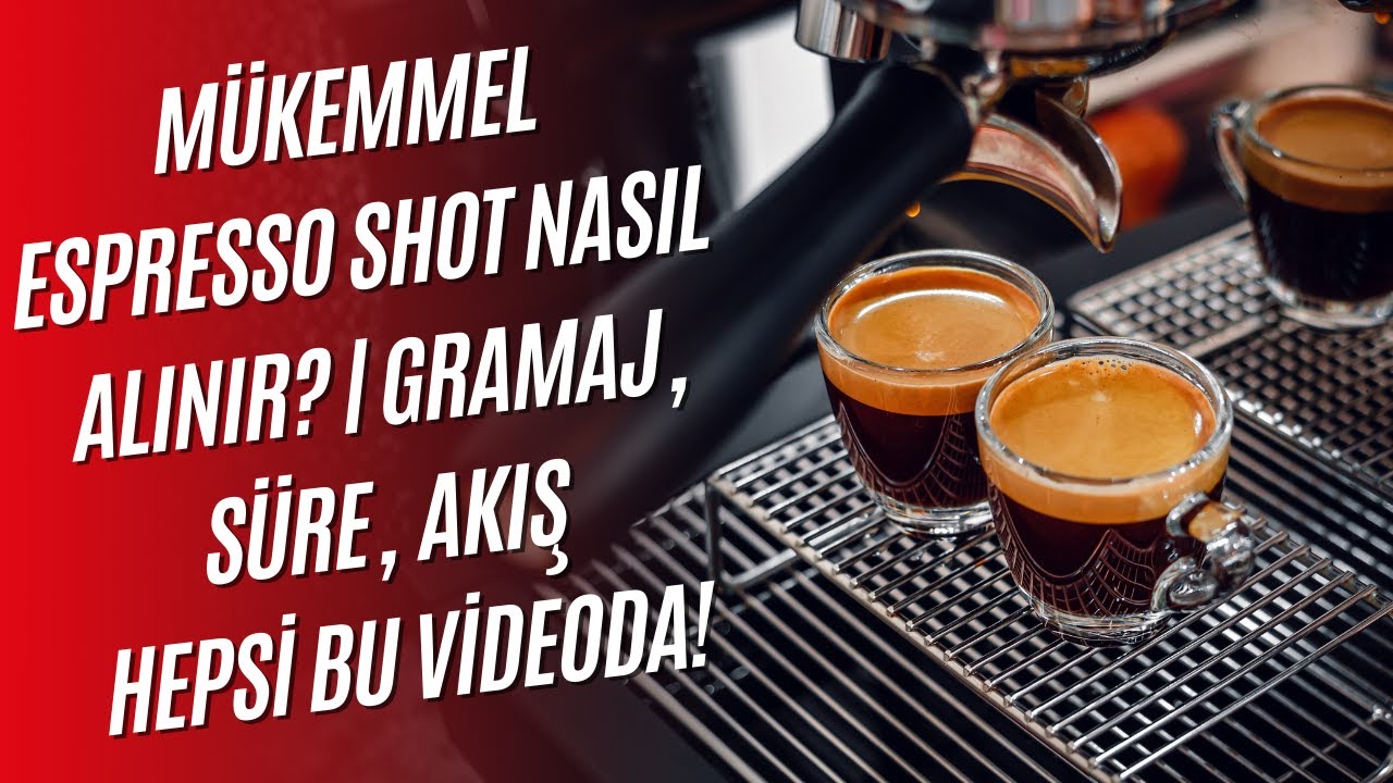 Evde M&uuml;kemmel Espresso: Doğru Shot Ayarını Birlikte Yapıyoruz